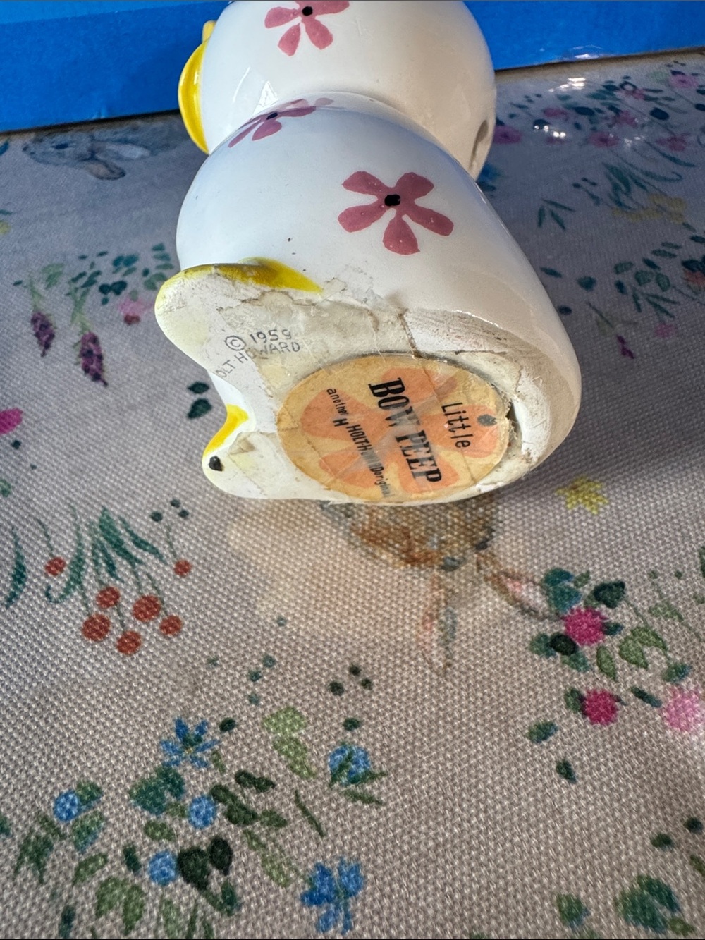 Rare Vintage 1959 Holt Howard Bo Peep Chicken Salt Shaker - Picture 7 of 14